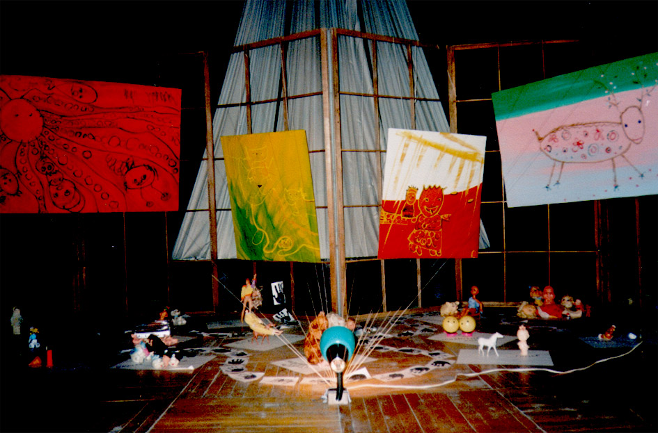 инсталляция детская комнатка